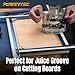 POWERTEC Juice Groove Router Jig, Router Tool & Templates Guide System – Adjustable Precision Frame for Recesses Slots, Inlays, Panel Work Up to 24” x 24