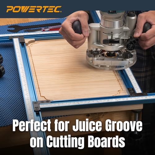 Guide de routage de précision POWERTEC pour sublimer vos planches et tables en bois