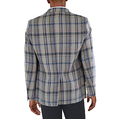 Lauren Ralph Lauren Mens Lassiter Linen Classic Fit Two-Button Blazer Tan 38R3