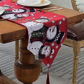 SEASHORE TREE Christmas Table Runner (Snowman 180 cm)