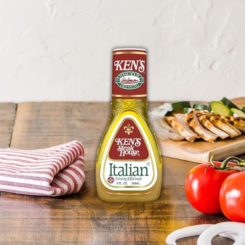 Ken\'s Steak House Italian Dressing & Marinade (9 Fl Oz, Pack of 9)