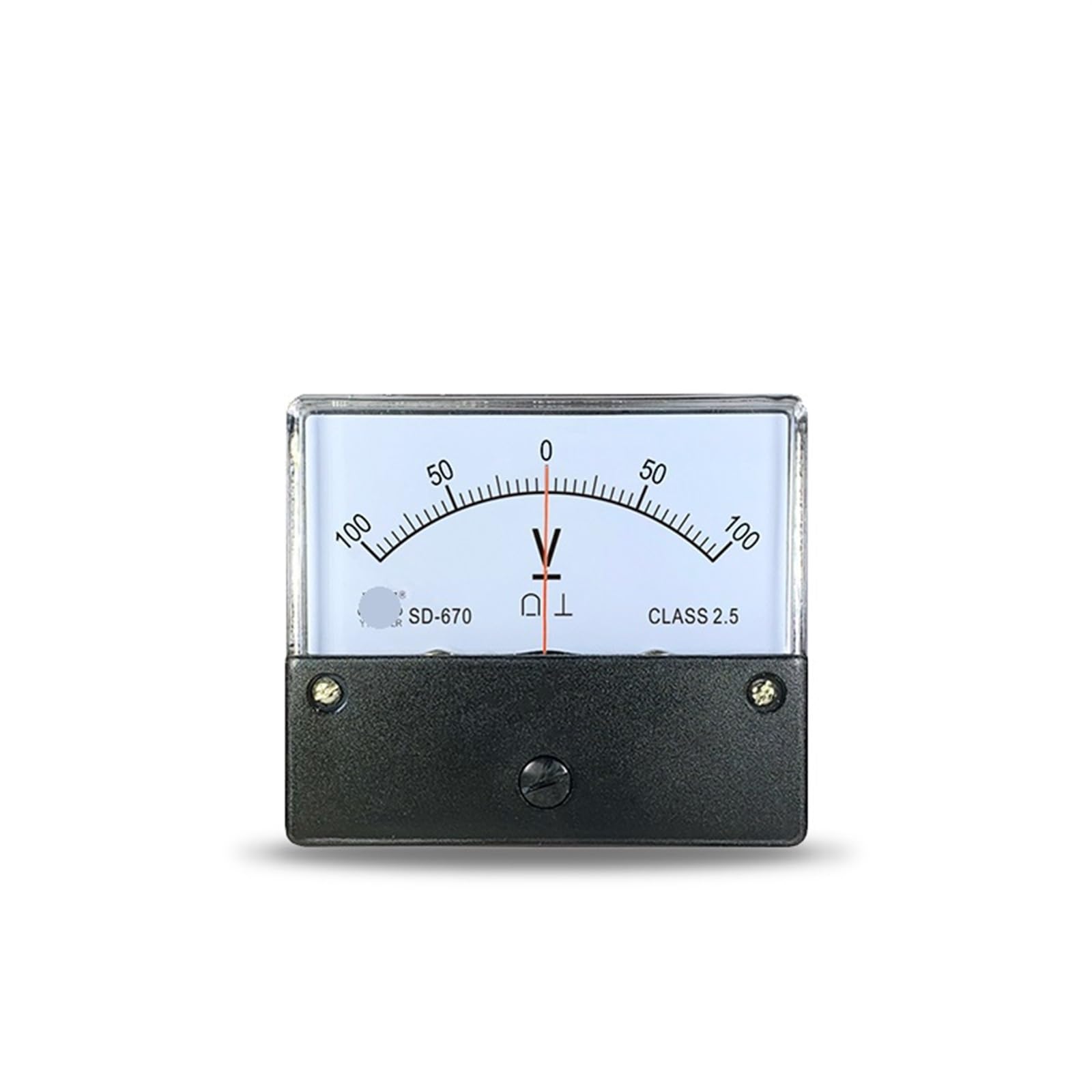 Voltmètre CC 5v 10v 15v 20v 30v 50v 100v 200v 300V bidirectionnel pointeur SD670 - 7