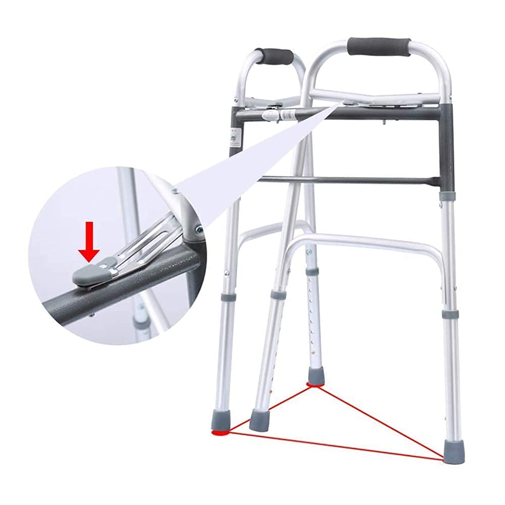 Rollator Walker, krzesło z laską wspomagającą chodzenie, podłokietnik, lekki aluminiowy rollator z wyściełanym siedzeniem, czteronożny chodzik dla osób starszych, teleskopowy, składany, gwiazda