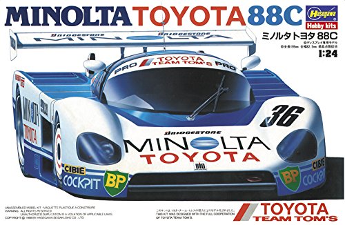 Amazon.co.jp: ハセガワ 1/24 ミノルタ トヨタ 88C プラモデル