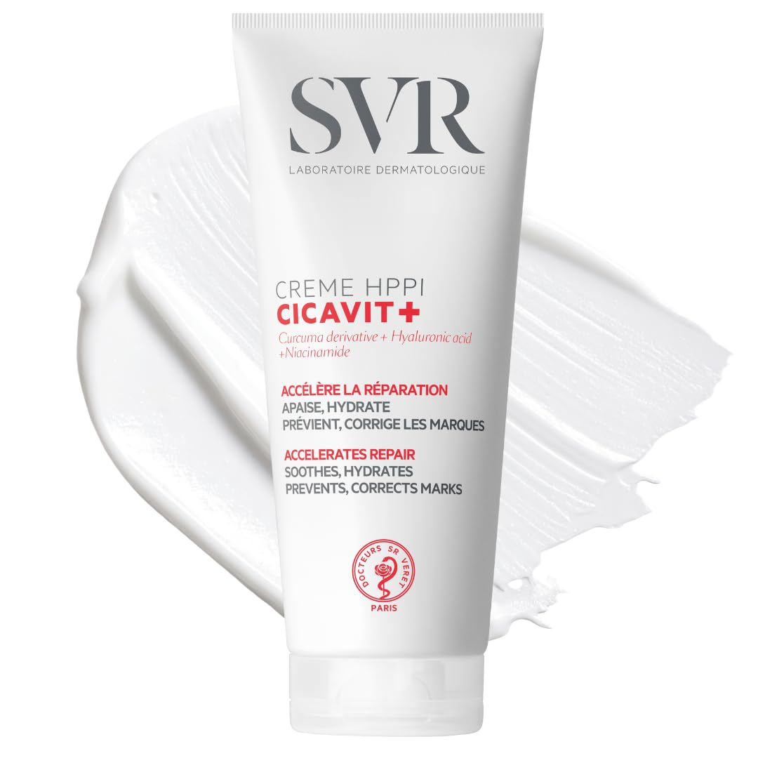 SVR CICAVIT+ HPPI Scar Cream for Damaged Skin. Post-Irritation Pigmentation Marks Treatment. Healing Accelerator for Wounds, Nappy Rash, Chicken Pox, Burns, All Ages, 100ml