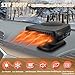 【New】Portable Car Heater, 12V 200W Heater for Car, Auto Car Heaters, Car Windshield Defogger Defroster,2 in 1 Fast Heating & Cooling, Auto Ceramic Heater Fan 360 Degree Rotary Defroster Defogger