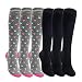 Running Cotton Compression Socks for Women& Men15-20mmhg Graduated 6 Pair Value Pack Knee High Nursing Socks, Maternity SocksA601