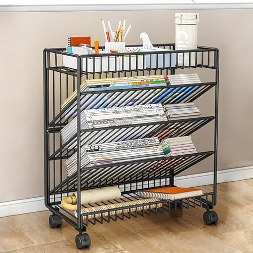 Étagère mobile pour étudiant pour libérer de l'espace dans le salon - 2