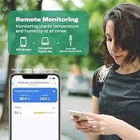 THIRDREALITY Smart Soil Moisture Sensor Gen2 3Pack, Zigbee hub Needed, Enhanced Signal Stability, Capacitive Moisture Monitoring, Garden Planting, Compatible with Hubitat, SmartThings, Home Assistant – Ansicht 4