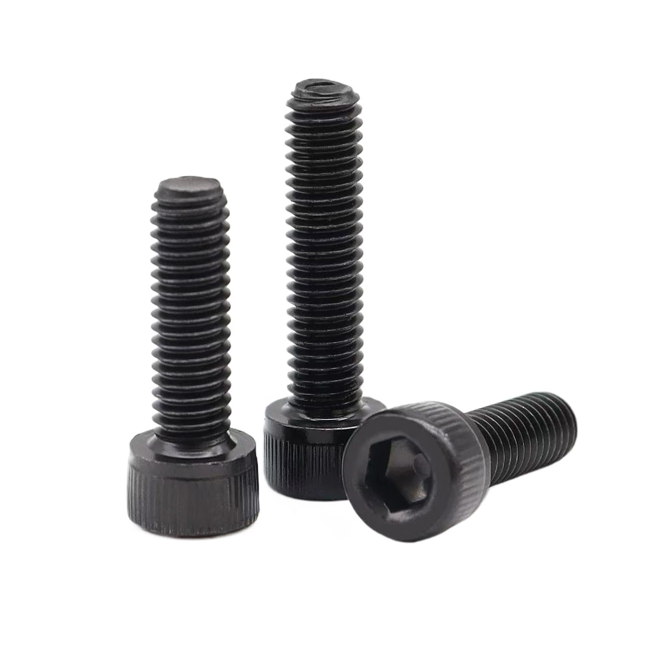 Tornillos cilíndricos negros de rosca fina 12,9 M14 – M24 (M24 x 1,5 x 130