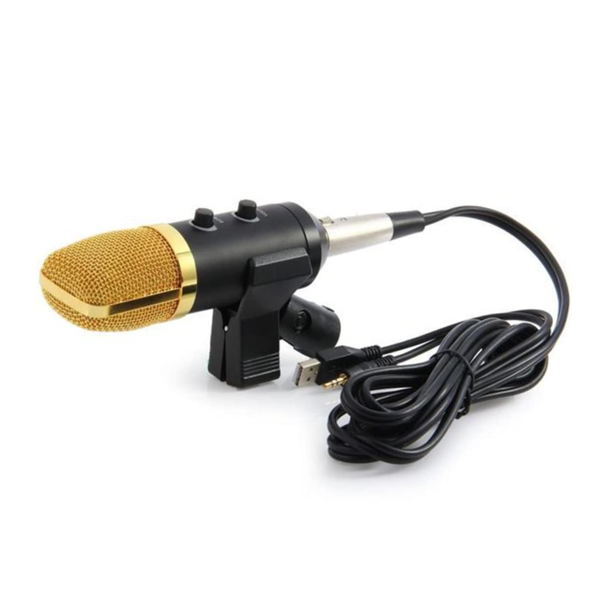 BESPORTBLE USB-kondensatormikrofon Mit Integriertem Hall-chip Und Echofunktion Inklusive Ständer Für Tonaufnahmen Sound Und Bass-Klang Geeignet Für Heimgebrauch Und Ktv