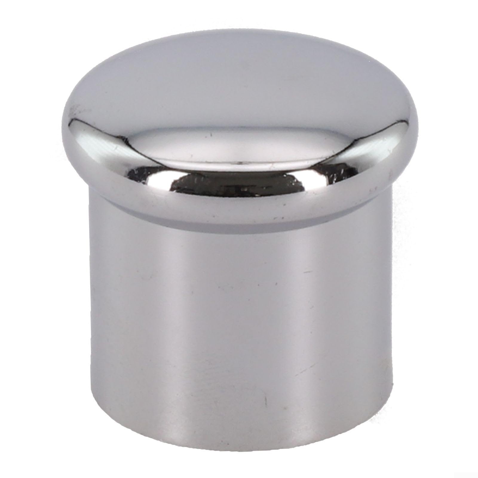 Pumixiy Modern Shower Diverter Handle Pull Cap Replacement Copper Bathroom Faucet Switch Water Flow Control Valve Cover Size 20X18mm Silver Finish(A)