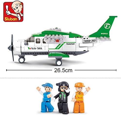 Sluban Cargo Plane with dimensions indicated