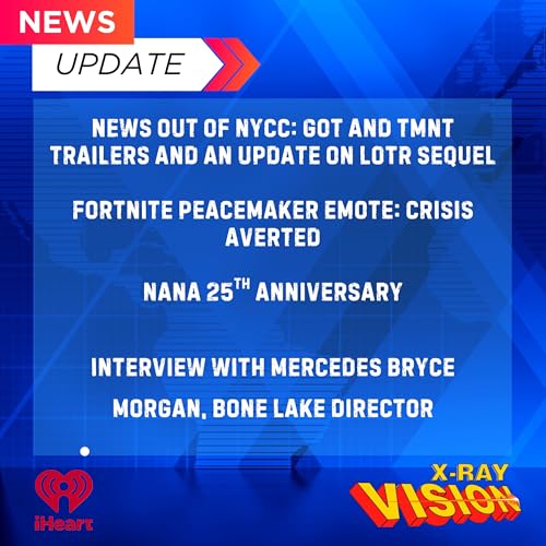 NEWS: NYCC trailers, LOTR spin-off, Fortnite Peacemaker emote (Interview w/ Mercedes Bryce Morgan) Podcast Por arte de portada