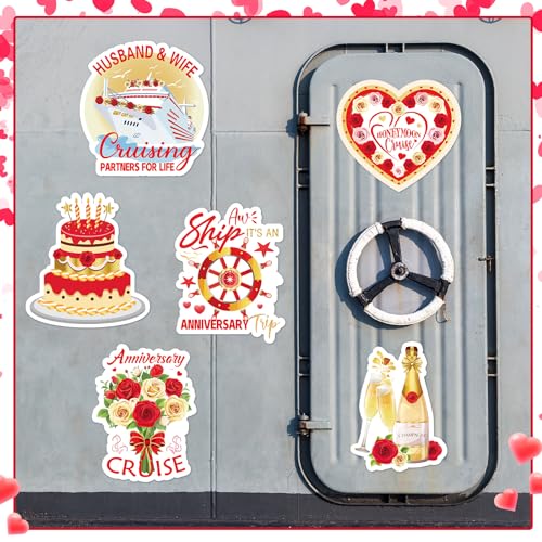 Geiserailie 5 imanes decorativos aniversario para puerta miniatura 5
