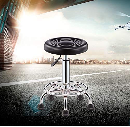 5PCS Low Profile Bell Glides Replacement Office Desk Chair or Stool Swivel Caster Wheels,Easy Conversion from Wheeled Casters to Stationary Feet to Protect Wood or Hardwood Floor