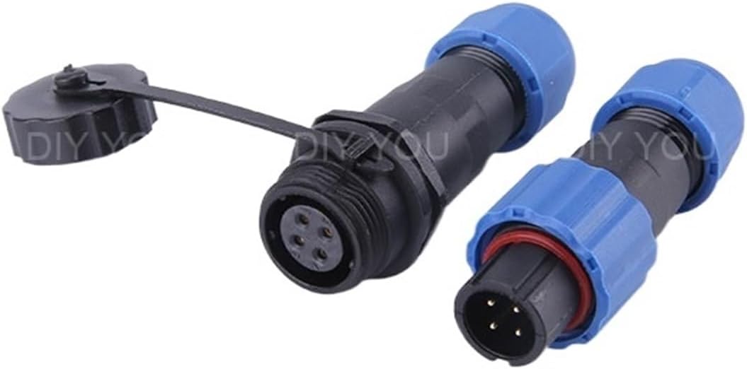 SP13 IP68 Waterproof and Socket 1/2/3/4/5/6/7/9P Docking Station Aviation Connector Panel mounting Wire and Cable Connector Aviation(SP13-9D)