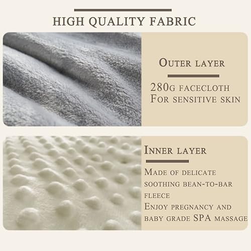 Miniatura 9 de Manta eléctrica con temporizador inteligente manta térmica suave reversible tamaño completo manta eléctrica