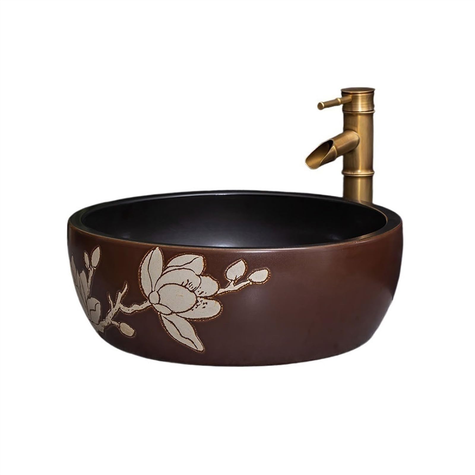Aioneer Bathroom Sink High-Grade Retro Bathroom Sinks Household Lavatory Washbasin Hotel Washbasin Sink Basin Ceramic Countertop Basin Lavatory Vanity