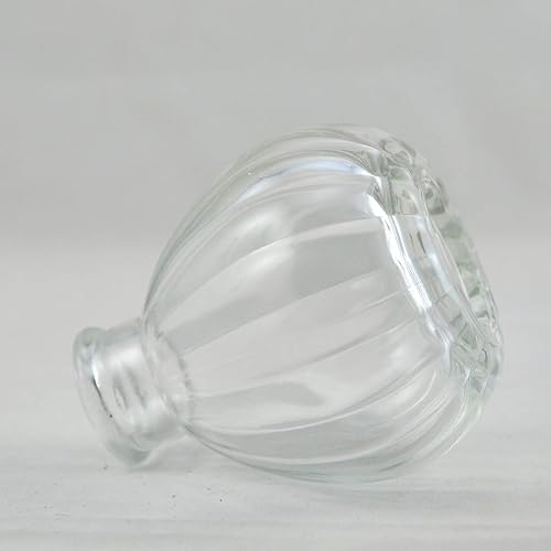 Miniatura 5 de Ougual Juego de 4 botellas difusoras de vidrio con fragancia para el hogar, exquisito recipiente de aceites esenciales, 5.1 fl oz