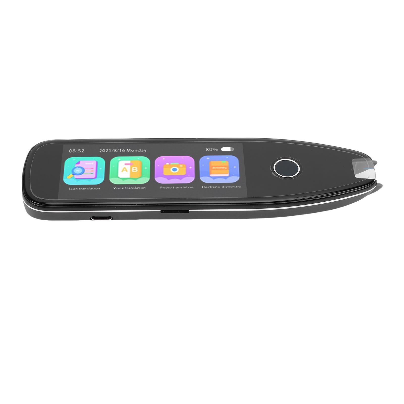 Generic Penna per Traduttore Lettore di Scansione Digitale Portatile Penna per Traduzione Vocale da Testo a Voce per Studenti Studenti di Lingue, Dizionario Elettronico WiFi Bluetooth per Viaggi