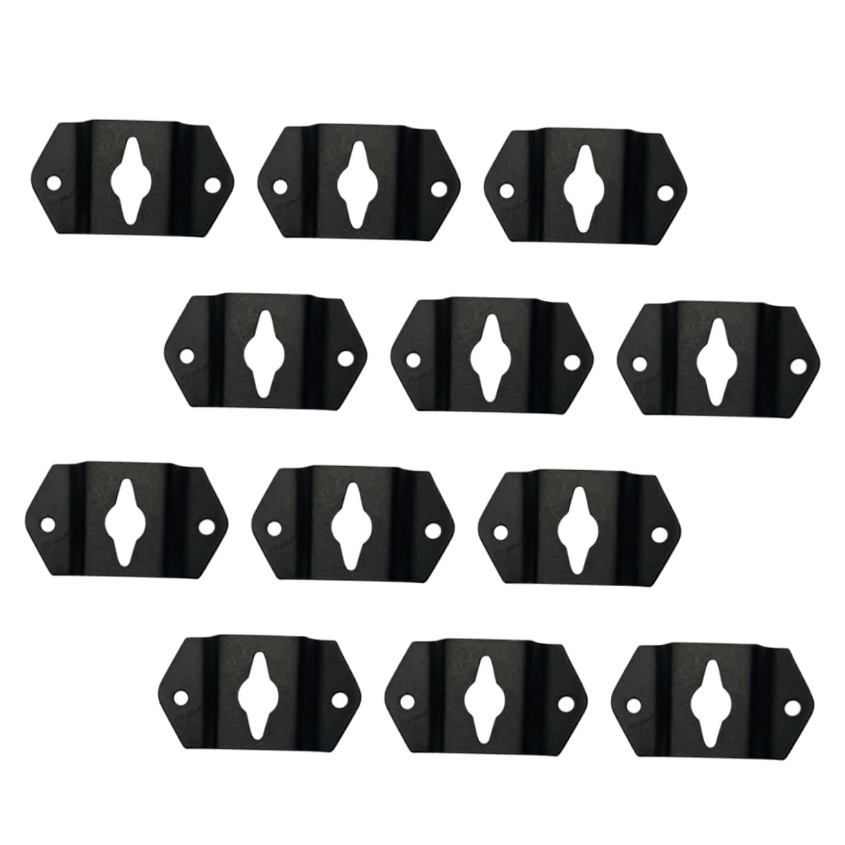 Angoily 60piezas Soporte De Pared Para Altavoces Conectores De Montaje De Hierro Ganchos Para Montaje De Audio y Objetos Decorativos