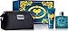 Versace Eros Men's Gift Set - 3.4 oz EDT Spray, 3.4 oz Shower Gel, Travel Bag
