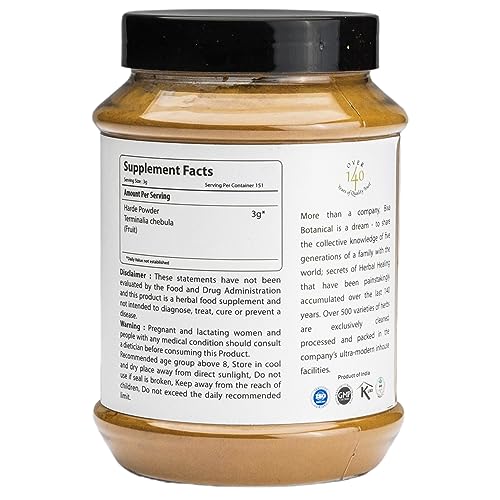 bixa BOTANICAL Haritaki Powder