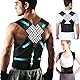 JINGSHUBO Rücken Geradehalter, Haltungskorrektur Rücken Damen und Herren, Back Posture Corrector, Lendenwirbelstütze Verstellbarer Rückenposenkorrektor (Schwarz Grau, M)