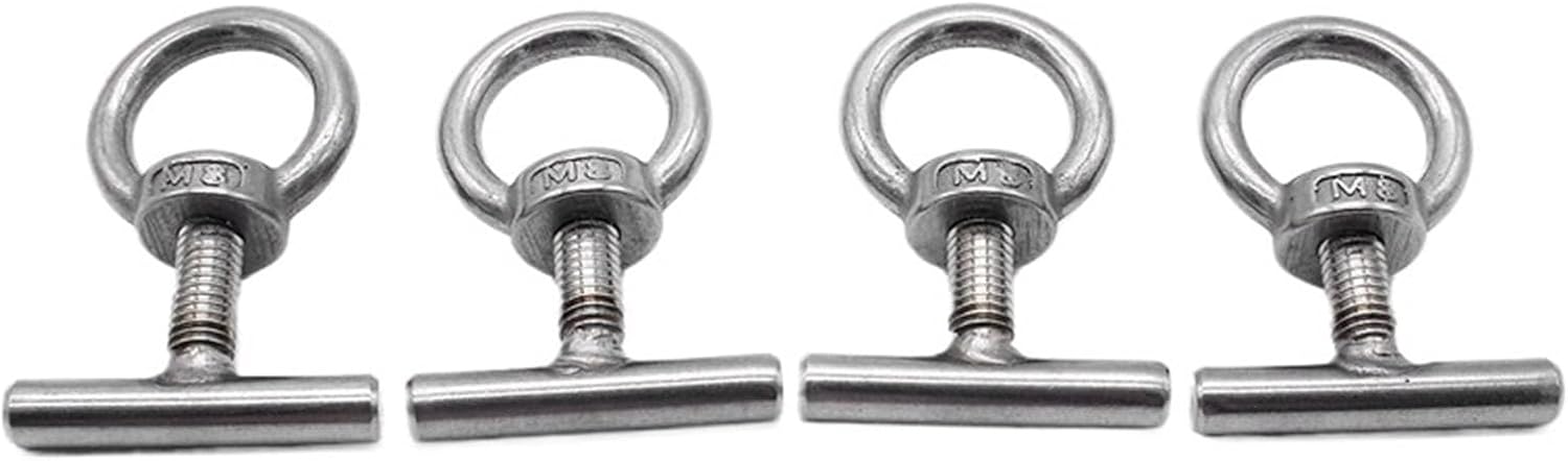 [Replacement] for Multivan T5 T6 Car Nut Locking Rail Load Fixing 7H5883189E Silver Fixing Eye Bolt Lashing Eye