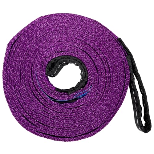 FUNOMOCYA Sling Furniture Moving Straps Rigging Straps Heavy Duty Lifting Straps Lifting Belt Endless Lifting Straps Crane Straps Webbing Lifting Straps Tree Lifting Straps Polyester Purple
