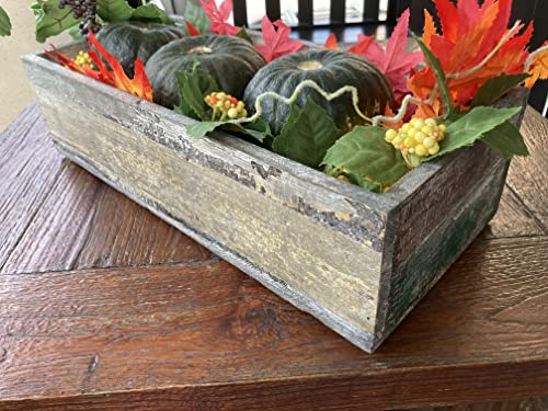 Wood Bathroom Decorative Storage Mason Jar Box, Toilet Paper Holder, Succulent Garden Planter, Diaper Organizer, Small Wooden Crate Or Farmhouse Rustic Decor (Random) #TOP1