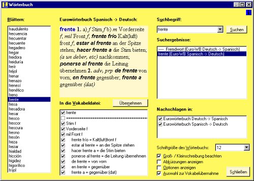 Langenscheidt Vokabeltrainer 2.0 Spanisch