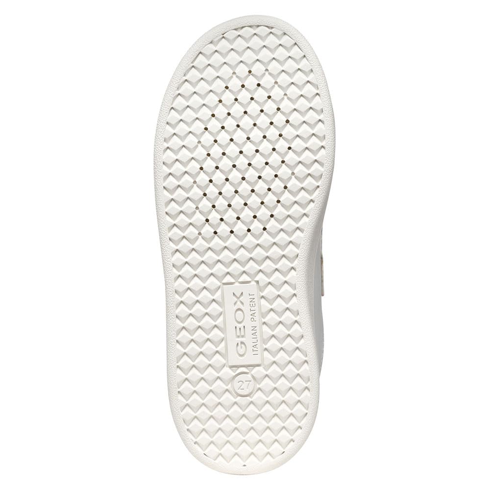 Geox - J ECLYPER Girl A, Zapatillas Niñas, White/Fuchsia,