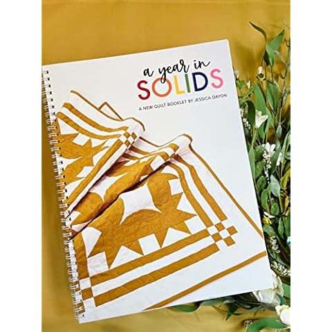 A Year in Solids Quilt Pattern Booklet Cover