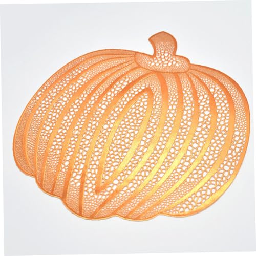 Set de table citrouille protecteur et isolant pour éviter les taches de repas de fête