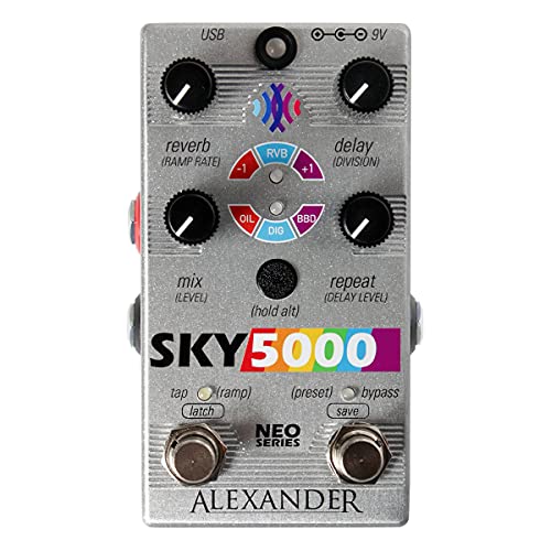 ギター Alexander Sky 5000 reverb/delay pedal. Amazon.co.jp: Alexander Pedals Sky 5000 Guitar Effector