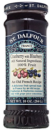 St. Dalfour Cranberry & Blueberry Fruit Spread, 10 Ounce (Pack Of 6) #TOP21