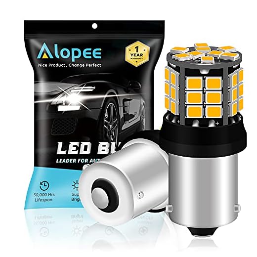 AMAZENAR Paquete de 2-1056 BAU15S 7507 12496 1156PY PY21W Ámbar/Amarillo No Polaridad 2835 39-SMD 9-30V LED Luces de Repuesto para Luces de Giro Luces de Estacionamiento Luces Traseras