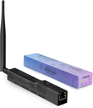 SMLIGHT SLZB-06U2026 Model Zigbee 3.0 to Ethernet,USB,WiFi Gateway Coordinator with PoE,Universal Gateway for Home Assistant/ Zigbee2MQTT/ZHA,Wireless Zigbee 3.0 USB Adapter