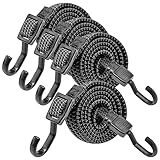 [Weit verbreitet]Diese schwarzen Spanngurte mit Haken werden häufig für alle Arten von Anlässen im Innen- und Außenbereich verwendet, z. B. Fahrradträger, Fahrräder, Autos, Wäscheleinen, Zeltstangen, Dachträger, Anhänger, Kanufahren, Kajakfahren, Sichern von Lagern, Zelten Planen und mehr. Außerdem sind sie auch hilfreich, um Gepäck, Werkzeug und andere Dinge zuverlässig an Ort und Stelle zu halten.