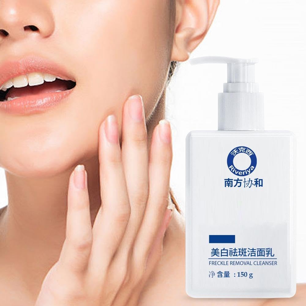 Whitening freckle removal Cleanser - Plant Compound brightening Facial Cleanser Glowing & Refreshing skin Face Wash (150 g))
