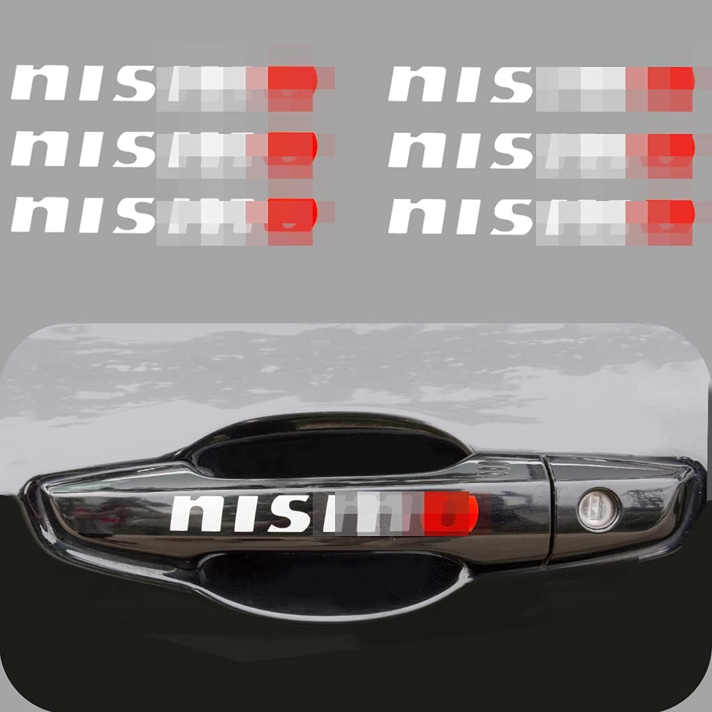 Wheel Decals or Car Door Sticker Personality Sticker Creative Decals Compatible for Sentra Maxima Versa Rogue Sport Altima Sedan 370Z GT-R Coupe NV Passenger Van(6-Pcs)