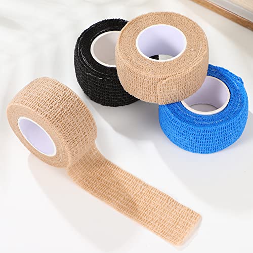 DOITOOL Fita de Cinesiologia 12 Rolos de Fita Pré-Cortada Tiras Elásticas Fita Esportiva Bandagem Ad