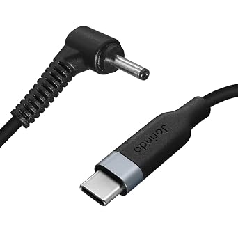 Toptekits PD Type C USB-C Male to DC 3.5 x 1.35mm Male Power Jack 12V PD Power Extension Charging Cord, Support 36W/12V PD Charger Cable Power Plug Converter 5ft/1.5m