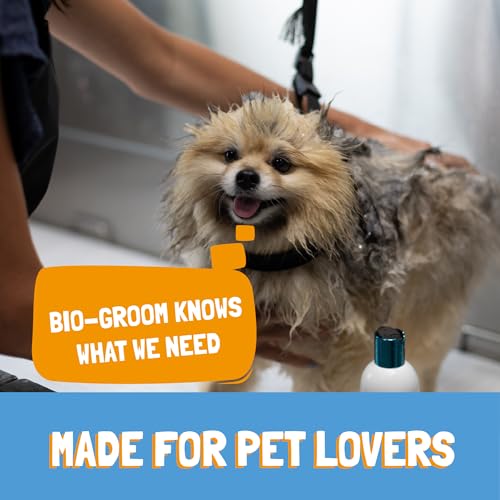 Image of Bio-Groom Country Freesia Dog Shampoo - Natural Scent Pet Shampoo, Aloe Vera, Chamomile, Cat & Dog Bathing Supplies, Puppy Wash, Cruelty-Free, Made in USA, Quick Rinse Cat Shampoo - 12 fl oz 1-Pack | Pet Shampoo, Aloe Vera, Chamomile, Cat & Dog Bathing Supplies, Puppy Wash, Cruelty-Free, Made in USA, Quick Rinse