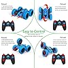 Hamdol Remote Control Car for Kids, 360° Rotating RC Stunt Car Double-Sided 4WD Electric Vehicle with LED Lights, 2.4GHz Rechargeable Toy Cars for Boys Girls Age 6 7 8 9 10 11 12, Birthday Gift #3