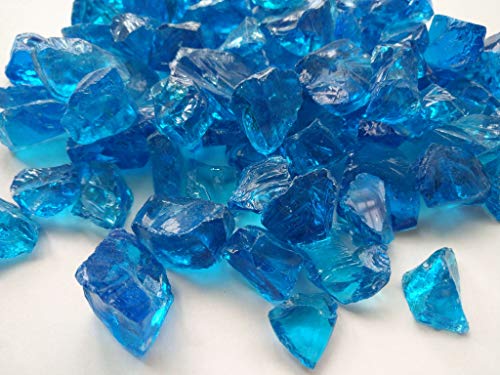 Feuerglas ,Aqua Blau ( für innen und außen zugelassen) (1kg) Cover