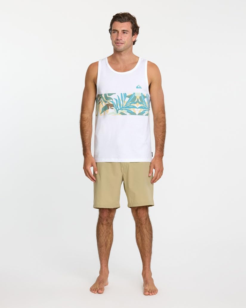 Quiksilver - Mens Blueweed Stripe Mj0 Tank Top