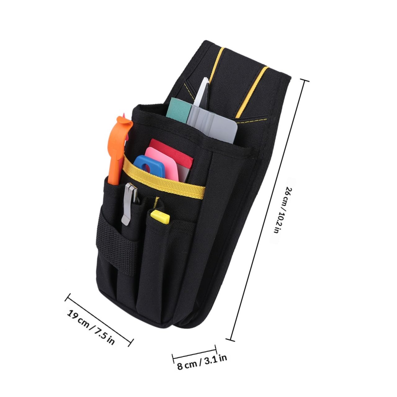 CHILDWEET Kit Strumenti Pellicole Oscuranti per Vetri Auto 16 Pezzi, Raschietto e Taglierina per Applicazione Adesivi, Accessori Professionali per Rimozione Bolle e Sigillatura Pellicola